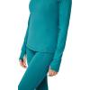 imageYogalicious Nude Tech Half Zip Long Sleeve Jacket with Front PocketsPacific