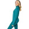 imageYogalicious Nude Tech Half Zip Long Sleeve Jacket with Front PocketsPacific