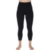 imageYogalicious High Waist Squat Proof Yoga Capri Leggings with Side Pockets for WomenBlack Lux Super High Waist With Pocket