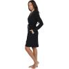 imageYogalicious Ultra Plush Cozy Fleece RobeBlack