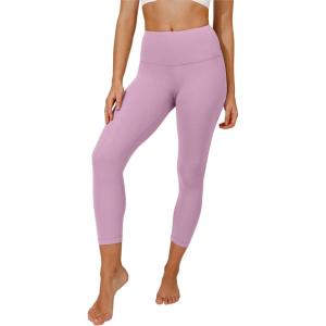 imageYogalicious High Waist Ultra Soft Lightweight Capris  High Rise Yoga PantsDawn Pink Nude Tech