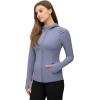 imageYogalicious Lightweight FullZip Hooded Workout Jacket with ThumbholesWild Wind