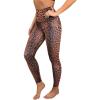 imageYogalicious High Waist Squat Proof Soft Printed Leggings for WomenJaguar Brown