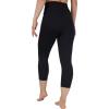 imageYogalicious High Waist Buttery Soft Lightweight Capri Leggings High Rise Workout Yoga Pants for WomenAbsolute Black Lux