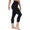 imageYogalicious High Waist Buttery Soft Lightweight Capri Leggings High Rise Workout Yoga Pants for WomenAbsolute Black Lux