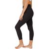 imageYogalicious High Waist Buttery Soft Lightweight Capri Leggings High Rise Workout Yoga Pants for WomenBlack Nude Tech