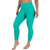 imageYogalicious High Waist Buttery Soft Lightweight Capri Leggings High Rise Workout Yoga Pants for WomenDynasty Green Lux