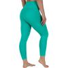 imageYogalicious High Waist Buttery Soft Lightweight Capri Leggings High Rise Workout Yoga Pants for WomenDynasty Green Lux