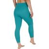 imageYogalicious High Waist Buttery Soft Lightweight Capri Leggings High Rise Workout Yoga Pants for WomenGreen Blue Slate Lux