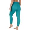 imageYogalicious High Waist Buttery Soft Lightweight Capri Leggings High Rise Workout Yoga Pants for WomenGreen Blue Slate Lux