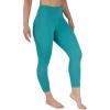 imageYogalicious High Waist Buttery Soft Lightweight Capri Leggings High Rise Workout Yoga Pants for WomenGreen Blue Slate Lux