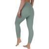imageYogalicious High Waist Buttery Soft Lightweight Capri Leggings High Rise Workout Yoga Pants for WomenGreen Milieu Nude Tech