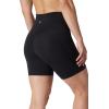 imageYogalicious Womens 5 7 High Waisted Biker Shorts Squat Proof Workout Yoga Short 2 PackBlack W Pocket  Black No Pocket 7