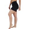 imageYogalicious Womens 5 7 High Waisted Biker Shorts Squat Proof Workout Yoga Short 2 PackBlackBlack 5 Elastic Free