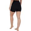 imageYogalicious Womens 5 7 High Waisted Biker Shorts Squat Proof Workout Yoga Short 2 PackBlackBlack 5 Elastic Free