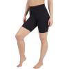 imageYogalicious Womens 5 7 High Waisted Biker Shorts Squat Proof Workout Yoga Short 2 PackBlackBlack 7 Elastic Free