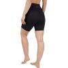 imageYogalicious Womens 5 7 High Waisted Biker Shorts Squat Proof Workout Yoga Short 2 PackBlackBlack 7 Elastic Free