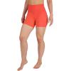 imageYogalicious Womens 5 7 High Waisted Biker Shorts Squat Proof Workout Yoga Short 2 PackCayenneBlack 5 Elastic Free