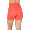 imageYogalicious Womens 5 7 High Waisted Biker Shorts Squat Proof Workout Yoga Short 2 PackCayenneBlack 5 Elastic Free