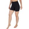 imageYogalicious Womens 5 7 High Waisted Biker Shorts Squat Proof Workout Yoga Short 2 PackDeep LagoonBlack 5 Elastic Free