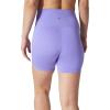 imageYogalicious Womens 5 7 High Waisted Biker Shorts Squat Proof Workout Yoga Short 2 PackDeep PeriwinkleBlack 5 Elastic Free