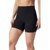 imageYogalicious Womens 5 7 High Waisted Biker Shorts Squat Proof Workout Yoga Short 2 PackDeep PeriwinkleBlack 5 Elastic Free