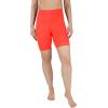 imageYogalicious Womens 5 7 High Waisted Biker Shorts Squat Proof Workout Yoga Short 2 PackFiery CoralBlack 7 Elastic Free