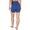 imageYogalicious Womens 5 7 High Waisted Biker Shorts Squat Proof Workout Yoga Short 2 PackGray BlueBlack 5 Elastic Free
