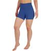 imageYogalicious Womens 5 7 High Waisted Biker Shorts Squat Proof Workout Yoga Short 2 PackGray BlueBlack 5 Elastic Free