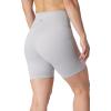 imageYogalicious Womens 5 7 High Waisted Biker Shorts Squat Proof Workout Yoga Short 2 PackHtrgrey W Pocket  Black No Pocket 7
