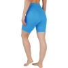 imageYogalicious Womens 5 7 High Waisted Biker Shorts Squat Proof Workout Yoga Short 2 PackMarinaBlack 7 Elastic Free