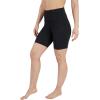 imageYogalicious Womens 5 7 High Waisted Biker Shorts Squat Proof Workout Yoga Short 2 PackMarsalaBlack 7 Elastic Free