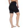 imageYogalicious Womens 5 7 High Waisted Biker Shorts Squat Proof Workout Yoga Short 2 PackMarsalaBlack 7 Elastic Free
