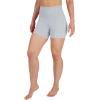 imageYogalicious Womens 5 7 High Waisted Biker Shorts Squat Proof Workout Yoga Short 2 PackMicro ChipBlack 5 Elastic Free