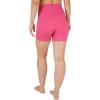 imageYogalicious Womens 5 7 High Waisted Biker Shorts Squat Proof Workout Yoga Short 2 PackRaspberry SorbetBlack 5 Elastic Free