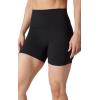 imageYogalicious Womens 5 7 High Waisted Biker Shorts Squat Proof Workout Yoga Short 2 PackSpring Crocus W Pocket  Black No Pocket 5
