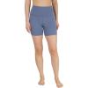 imageYogalicious Womens 5 7 High Waisted Biker Shorts Squat Proof Workout Yoga Short 2 PackWild WindBlack 5 Elastic Free