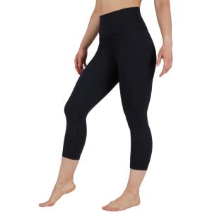 imageYogalicious High Waist Buttery Soft Lightweight Capri Leggings High Rise Workout Yoga Pants for WomenAbsolute Black Lux