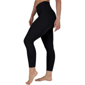 imageYogalicious High Waist Buttery Soft Lightweight Capri Leggings High Rise Workout Yoga Pants for WomenBlack Lux