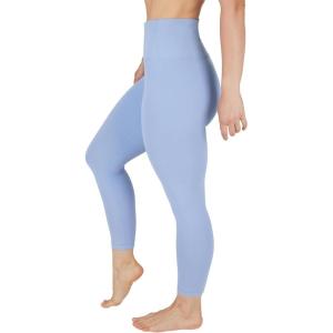 imageYogalicious High Waist Buttery Soft Lightweight Capri Leggings High Rise Workout Yoga Pants for WomenForever Blue Nude Tech