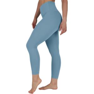 imageYogalicious High Waist Buttery Soft Lightweight Capri Leggings High Rise Workout Yoga Pants for WomenSpring Lake Lux