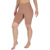 imageYogalicious Womens High Waisted Biker Shorts Workout Running Spandex Yoga Shorts 35quot 5quot 7quot 9quotBeaver Fur 9