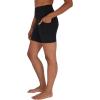 imageYogalicious Womens High Waisted Biker Shorts Workout Running Spandex Yoga Shorts 35quot 5quot 7quot 9quotBlack 7