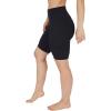 imageYogalicious Womens High Waisted Biker Shorts Workout Running Spandex Yoga Shorts 35quot 5quot 7quot 9quotBlack 9