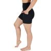 imageYogalicious Womens High Waisted Biker Shorts Workout Running Spandex Yoga Shorts 35quot 5quot 7quot 9quotClassic Black 5