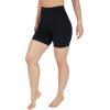 imageYogalicious Womens High Waisted Biker Shorts Workout Running Spandex Yoga Shorts 35quot 5quot 7quot 9quotClassic Black 7