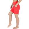 imageYogalicious Womens High Waisted Biker Shorts Workout Running Spandex Yoga Shorts 35quot 5quot 7quot 9quotFiery Coral 7