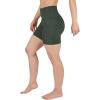 imageYogalicious Womens High Waisted Biker Shorts Workout Running Spandex Yoga Shorts 35quot 5quot 7quot 9quotForest Night 5