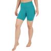 imageYogalicious Womens High Waisted Biker Shorts Workout Running Spandex Yoga Shorts 35quot 5quot 7quot 9quotGreen Blue Slate 7