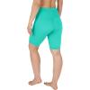 imageYogalicious Womens High Waisted Biker Shorts Workout Running Spandex Yoga Shorts 35quot 5quot 7quot 9quotMint Leaf 9